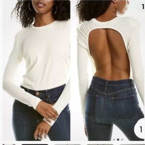 Long sleeve backout bodysuit